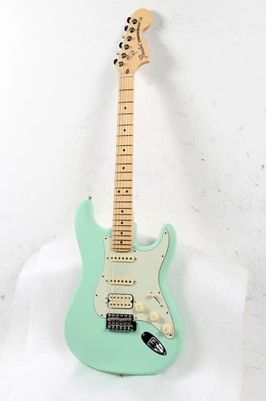 Fender American Performer Stratocaster HSS Maple Fingerboard Electric Guitar - Satin Seafoam Green image 1