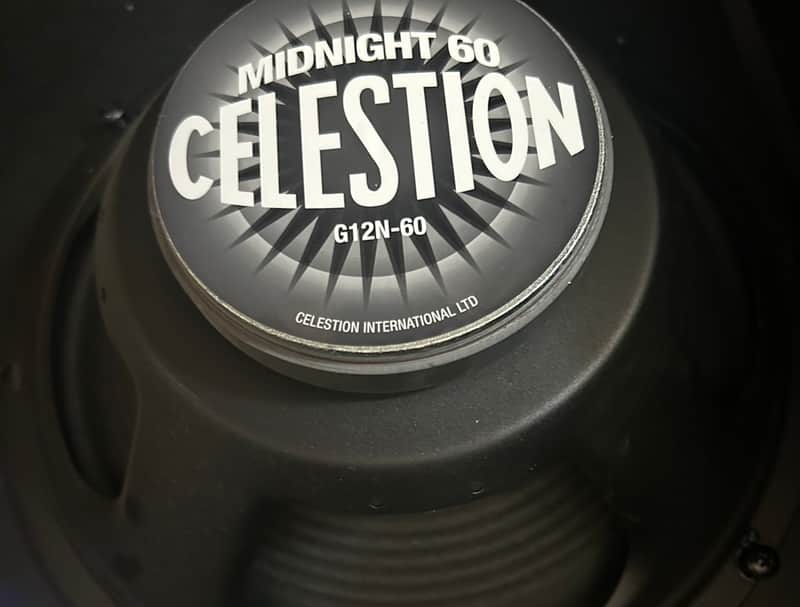 Celestion G12N-60 Midnight 60 12" 60-Watt 16ohm Guitar Amp Speaker 2020s - Black image 1