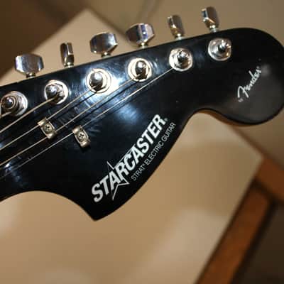 Starcaster Strat By Fender 6 String Electric Guitar With Gig Bag image 13