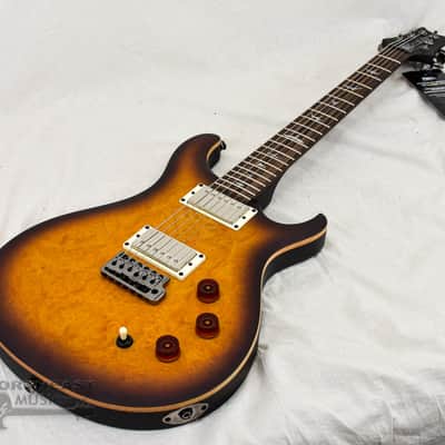 PRS SE Exotic Series DGT Laurel Burl - McCarty Tobacco Burst Satin (s/n: 9638) image 9