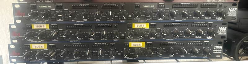 dbx 1066 Dual-Channel Compressor / Limiter / Gate 2010s 3 Available, Price is Each image 1