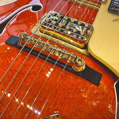 Gretsch 6120 Nashville Hollow Body with String-Thru Bigsby and Gold Hardware 2025 - Orange Stain image 11