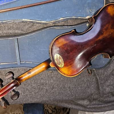 Vintage National Inst size 3/4 violin with case. USA. Good Condition. image 3