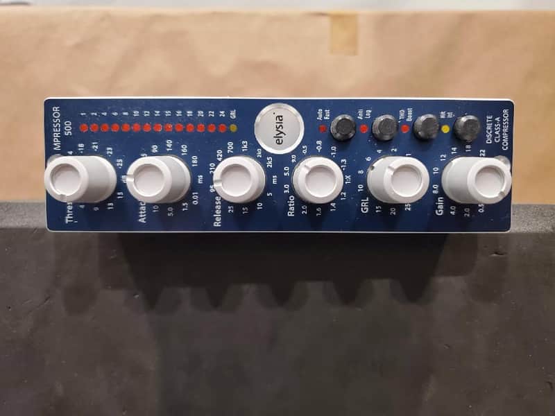 Elysia mpressor 500 Mono 500 Series Compressor Module 2010s - Blue image 1