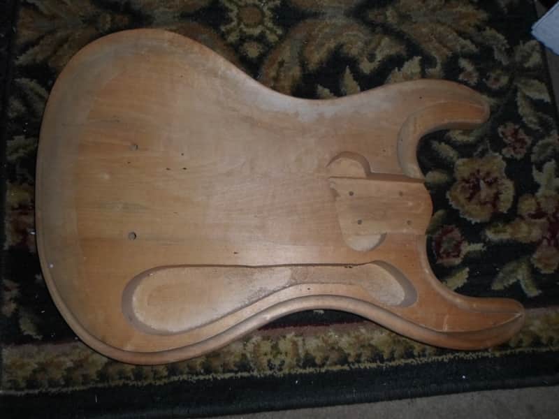 Rare Mosrite Vintage Japan Prototype Body 1960's ? by Kurokumo Mini Bass Body image 1