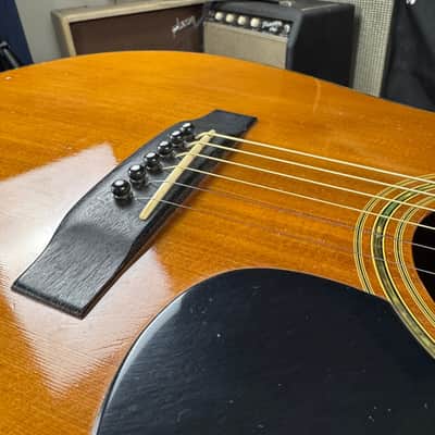 *VIDEO* TF Morris D-41 Style Dreadnought Model W-50 Solid Top - 1980's image 22