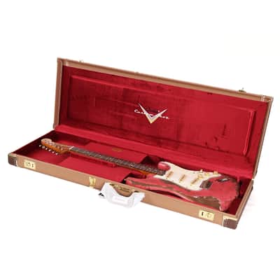 Fender Custom Shop 1962 Stratocaster Ultimate Relic Faded Coral Pink Masterbuilt Andy Hicks image 18