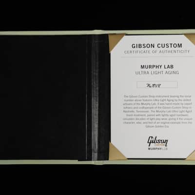 Immagine Gibson Custom Murphy Lab 1957 Les Paul Custom Reissue "Full Cherry" M2M Ultra Light Aged (#808) - 15