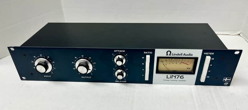 Lindell LIN76 FET Compressor Limiting Amplifier 2022 - Present - Black image 1
