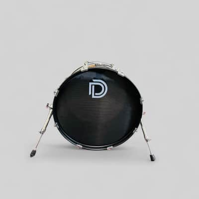 Dolby Drums 20” 3-Ply MESH Low Volume Resonant or Batter Drumhead Black DoubleD image 2