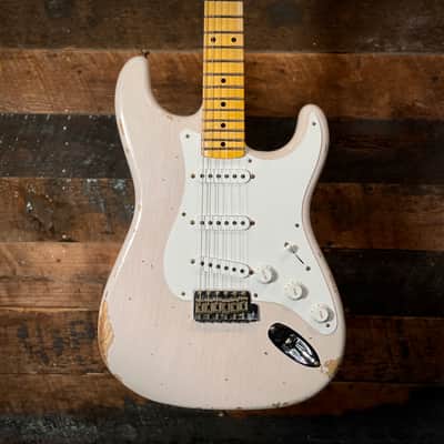 Fender Custom Shop 1955 Stratocaster Relic in White Blonde image 11