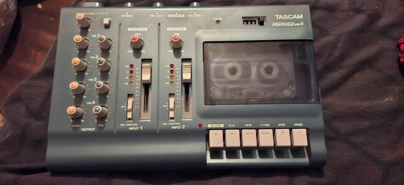 TASCAM Porta 02 mkII Ministudio 4-Track Cassette Recorder | Reverb