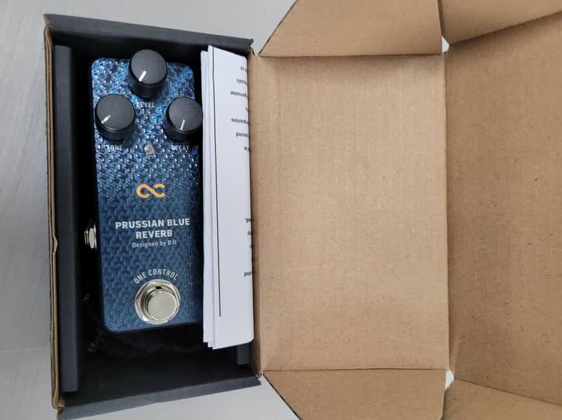 One Control Prussian Blue Reverb Pedal image 1