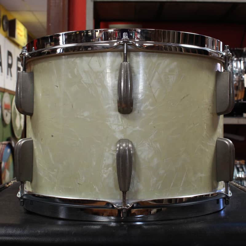 1940s Slingerland 1940s Slingerland 9×13 Radio King Tom in Whi…