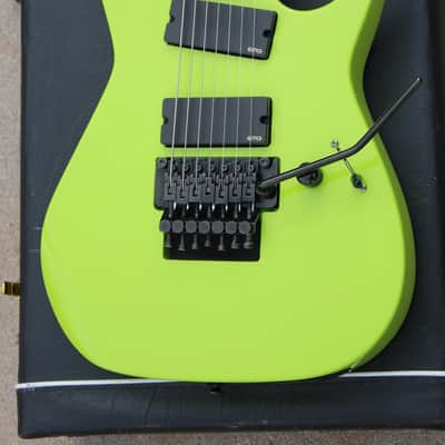 Dean USA Custom Shop RC7 Rusty Cooley 7 String Electric Guitar - 1 Off - Nuclear Green - Hard Case image 1
