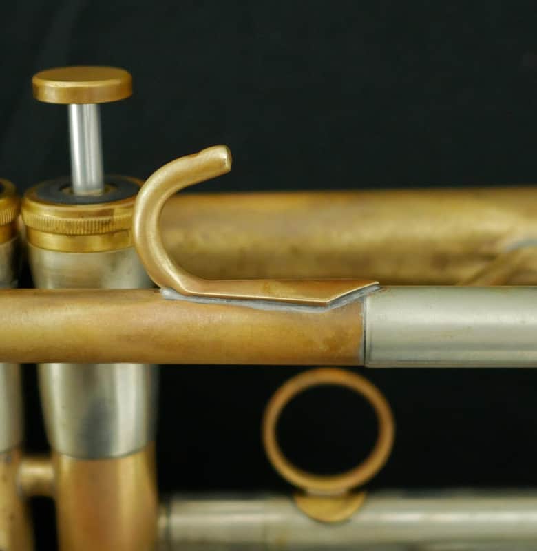 Used Monette MB-111 Bb Trumpet in Raw Brass image 1