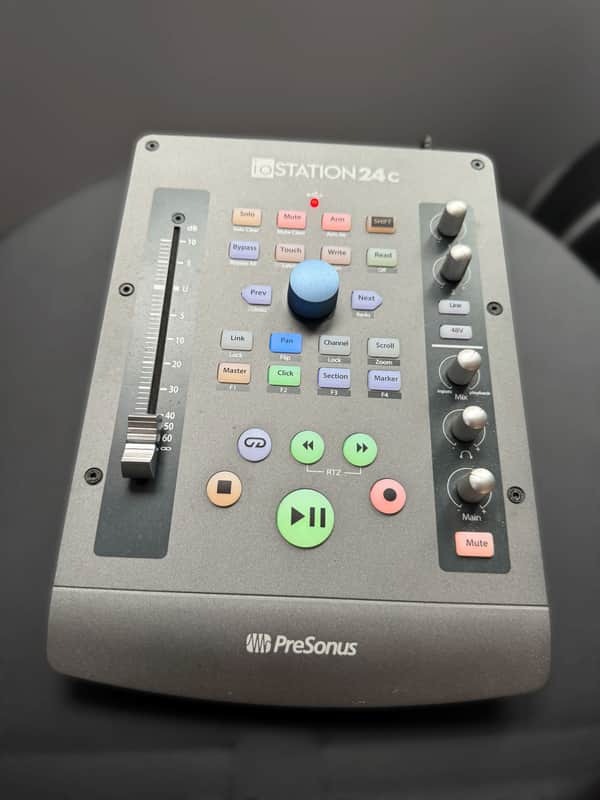 PreSonus ioStation 24c USB-C Audio Interface and DAW Controller 2020 - Present - Gray image 1