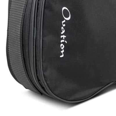 Ovation Bass Guitar Gig Bag – High-Density Foam Padding w/ Back Strap - Black image 12