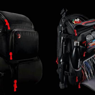 D'Addario PW-BLGTP-01 Planet Waves Backline Gear Transport Pack - Black image 2