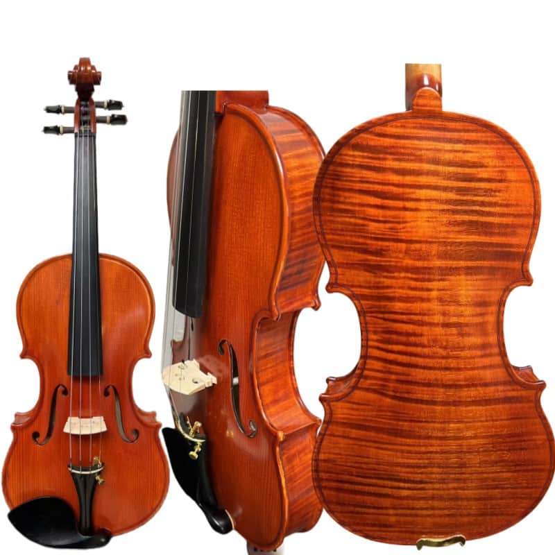Strad style solid wood song maestro 4/4 violin,a clear and graceful voice image 1