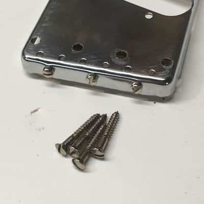 Immagine Lefty Fender Made in USA Ashtray Bridge Tele Brass 1950s American Vintage Reissue + Brass Saddles Rare - 10