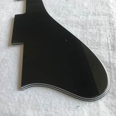 Fits Gibson ES-335 Guitar pickguard Scratch Plate Long , 5 Ply Black image 5