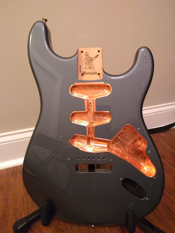 Warmoth Vintage Stratocaster Charcoal Frost Metallic | Reverb