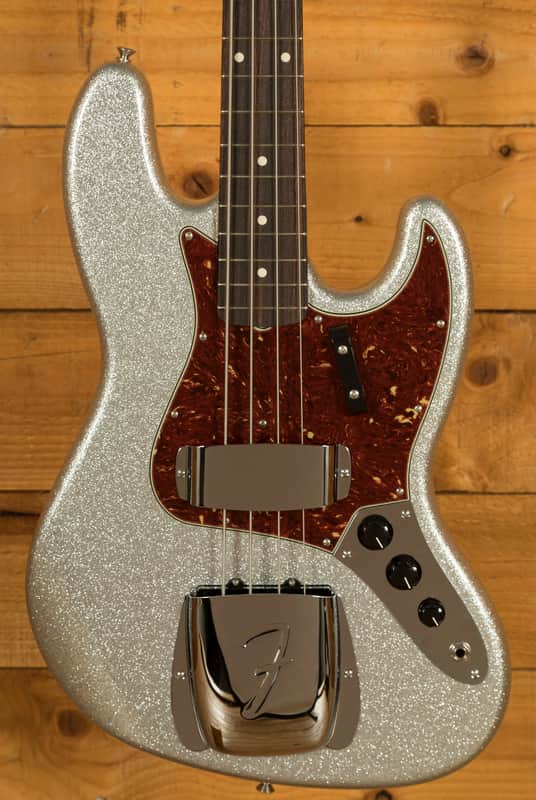 Fender Custom Shop 64 Jazz Bass - NOS Silver Sparkle | Reverb