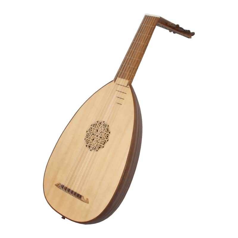 Roosebeck LT7DRSN-1 Deluxe 7-Course Lute Sheesham/Walnut with Gig Bag image 1