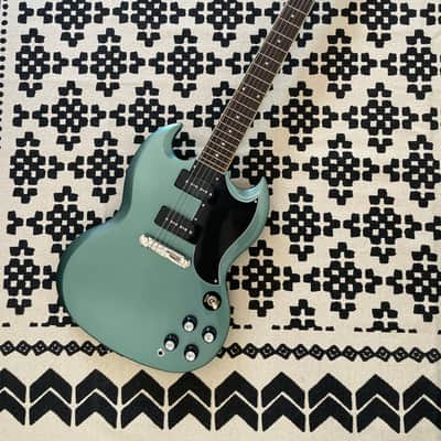 Epiphone SG Special P90 with Laurel Fretboard 2020 - 2025 - Faded Pelham Blue image 1