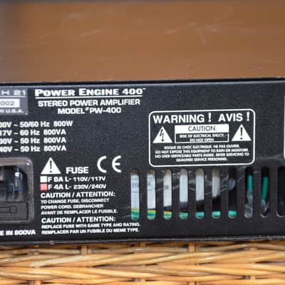 TECH 21 Power Engine PW-400 Stereo Power Amplifier/Slave image 6