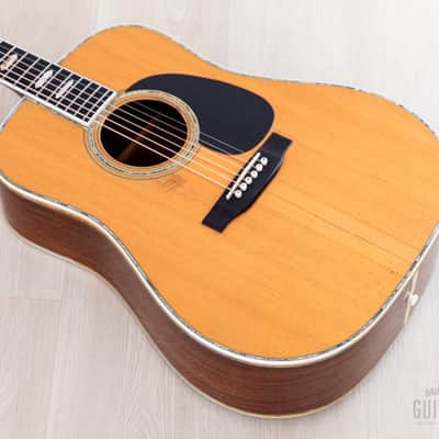 1973 Martin D-45 Vintage Dreadnought Acoustic Guitar w/ Case image 12