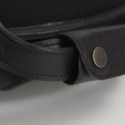 Harvest Fine Leather Black Buffalo & Canvas Electric Bass Guitar Gig Bag image 24