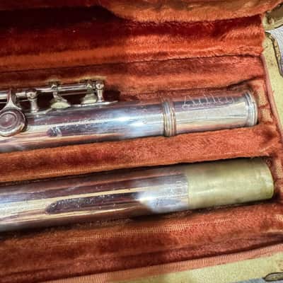 Vintage Artley Elkhart Flute Sterling Silver Headjoint 1960 - Silver image 4