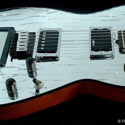 Handmade Custom Matt Bellamy Muse M1d1 Mirror Manson Guitar Replica preloaded W/ X Y Midi pad and Veyz Sustainer 3 mode sustainer features | Free Name Decal On Headstock | DHL Express Included | image 19