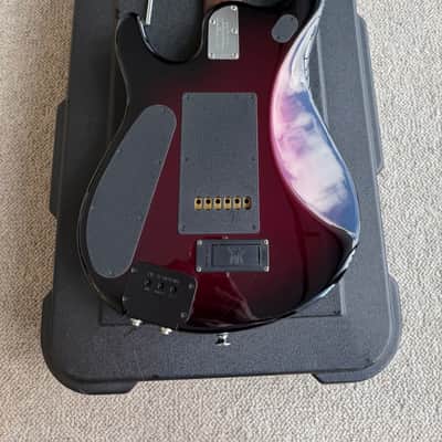Ernie Ball Music Man JP6 Piezo - Pearl Redburst w/case image 3
