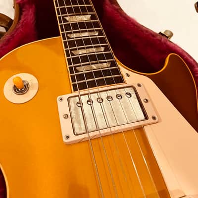 Gibson Historic Collection '57 RI Les Paul Goldtop Reissue 1995 - Antique Gold image 2