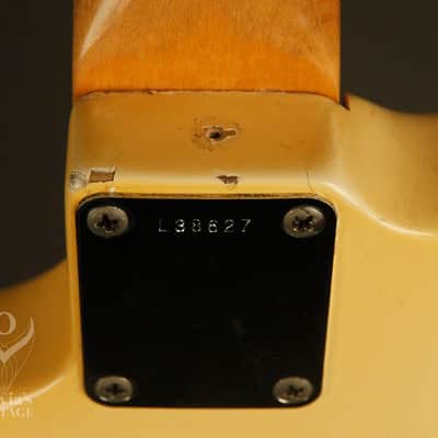 original 1964 Fender JAZZMASTER Olympic White w/matching headstock image 17