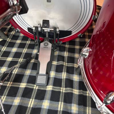 SUPER RARE Yamaha Oak Custom MIJ Trans Red 7-Piece Drums Plus Hardware! image 10
