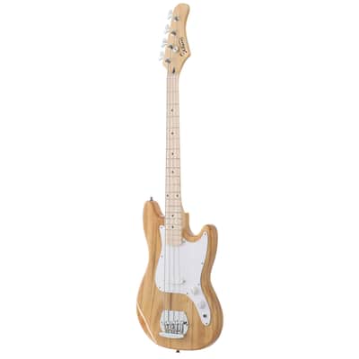 Glarry 30in GB Electric Bass Guitar Short Scale Burlywood image 3