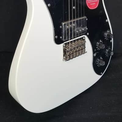 Squier Classic Vibe '70s Telecaster Deluxe HH Electric Guitar, Maple Fingerboard, Olympic White image 3