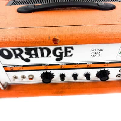 Orange AD200 Bass MK3 200-Watt Bass Amp Head 2003 - 2023 - Orange image 8