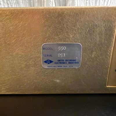 Original Universal Audio 550-A Filter Pair image 7