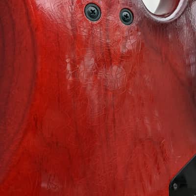 Left-handed G&L L-2000 Tribute Bass refinished in cinnamon sunburst image 5