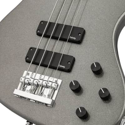 Sadowsky MetroExpress 24-Fret Modern Bass, Morado Fingerboard, 4-String - Solid Silver Metallic High Polish image 5