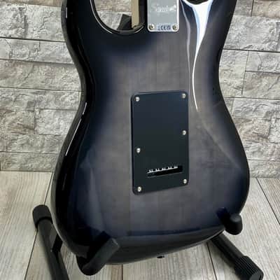 Squier Affinity Black Burst Flame HSS Stratocaster FMT - #0378153539 image 6
