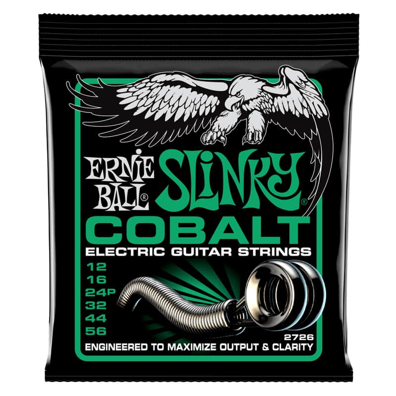 Ernie Ball 2726 Not Even Slinky Cobalt Electric Guitar Strings 12-56 image 1