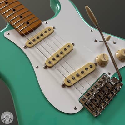 Fender Vintera '50s Stratocaster Sea Foam Green - Fender Gig Bag - Very Good+ Condition image 3