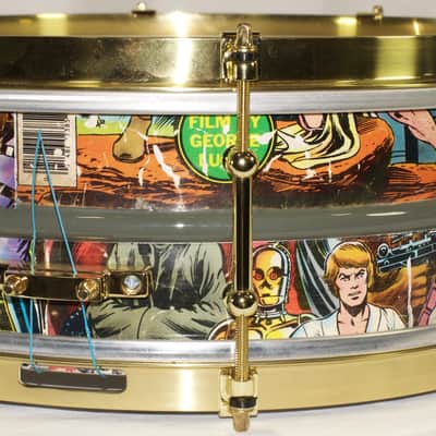 STAR WARS Comic Book Wrapped Ludwig Acrolite Snare image 7