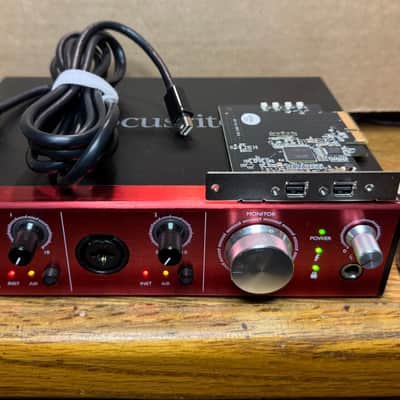 Focusrite Clarett 2Pre Thunderbolt Audio Interface | Reverb